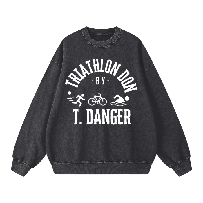 Acid Wash Oversize Sweatshirt - 360 GSM
