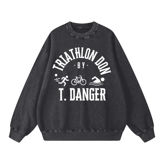 Acid Wash Oversize Sweatshirt - 360 GSM